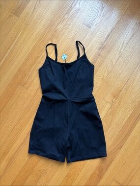 Garage Black Sleeveless Romper Jumpsuit